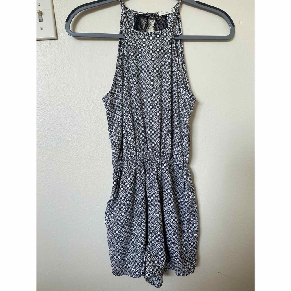 Sopranos black and white romper